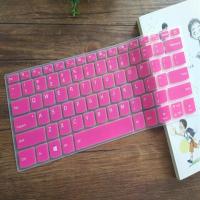 联想小新Air15 IKBR笔记本电脑键盘膜15.6寸防尘罩保护套垫全覆盖|玫红