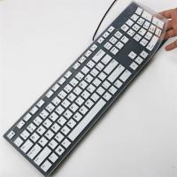 新款戴尔kb216台式机防尘罩kb216p/t km/wk636一体机键盘保护膜套|半透白色1张