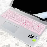 15.6寸HP薄锐ENVY X360 15-BP BQ笔记本键盘膜电脑防尘保护套|轻松熊粉色
