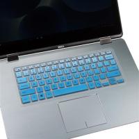 (DELL)燃7000 7560笔记本电脑键盘膜15 7000灵越7570保护膜贴|渐变蓝色[拍下发两张]