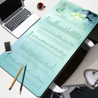 卡通超大号CAD excel快捷键鼠标垫ps offlce全套键盘办公桌垫定制