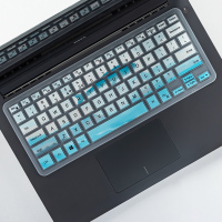 笔记本键盘膜适用14英寸戴尔燃7000电脑5488灵越5000|D款:彩绘款(鲸鱼与海)