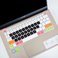 华硕灵耀S2代14寸15.6键盘膜S4300F/S5300UN保护贴13.3笔|【灵耀S2代S430014寸】五彩黑