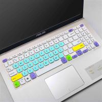 华硕ASUS顽石6代FL8700/Y5200笔记本i5/i7电脑15.6寸键盘保护贴膜|七彩薄荷