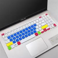 华硕ASUS顽石6代FL8700/Y5200笔记本i5/i7电脑15.6寸键盘保护贴膜|七彩蓝色