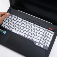 华硕飞行堡垒7九代15.6寸游戏本电脑i7-9750H金属电竞键盘保护膜|乳白色半透白色