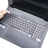 华硕飞行堡垒7九代15.6寸游戏本电脑i7-9750H金属电竞键盘保护膜|黑色半透黑色
