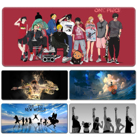 动漫海贼王超大鼠标垫锁边定制定做键盘垫电脑垫桌垫大号电竞桌垫学生写字台加厚加长路飞索隆女帝艾斯娜美