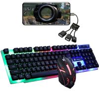 OTG安卓游戏手机吃鸡神器键盘鼠标套装王者荣耀CF云电脑口袋网咖