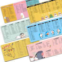 超大号电脑桌面鼠标垫子加长可爱女生办公快捷键全套键盘书桌男做图带简约笔记本大全桌垫学生电竞游戏写字ps