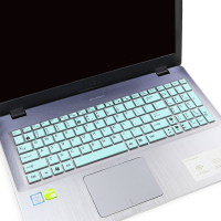 顽石 五代FL8000UF 15.6寸笔记本电脑i7键盘防尘套保护贴膜罩|半透薄荷(买1送1)