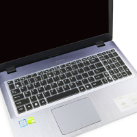 顽石 五代FL8000UF 15.6寸笔记本电脑i7键盘防尘套保护贴膜罩|半透黑色(买1送1)