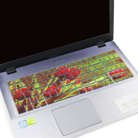 顽石 五代FL8000UF 15.6寸笔记本电脑i7键盘防尘套保护贴膜罩|郁金香(买1送1)