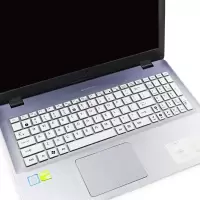 顽石 五代FL8000UF 15.6寸笔记本电脑i7键盘防尘套保护贴膜罩|半透白色(买1送1)