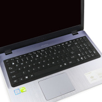 顽石 五代FL8000UF 15.6寸笔记本电脑i7键盘防尘套保护贴膜罩|实彩黑色(买1送1)