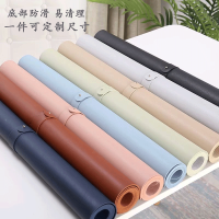 办公桌垫超大号鼠标垫笔记本电脑键盘 皮面防水加长学生写字台垫