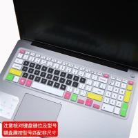戴尔15.6英寸笔记本电脑键盘保护贴膜G3灵越游匣G5防尘膜全覆盖G7|五彩黑色[买1送1]