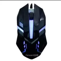 七彩鼠标办公家用有线鼠标游戏有线鼠标静音有声鼠标USB鼠标吃鸡