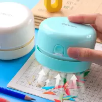 桌面吸尘器便携学生电动小型usb自动清理橡皮擦铅笔屑清洁器迷你桌上小型可充电微型清理神器键盘吸屑机