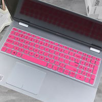 适用戴尔15.6寸键盘膜灵越5590 5593 7501电脑保护垫Vostro 7500|半透粉色买1送1