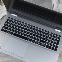 适用戴尔15.6寸键盘膜灵越5590 5593 7501电脑保护垫Vostro 7500|半透黑色买1送1