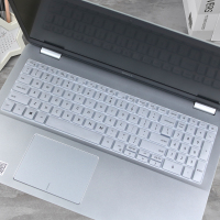 适用戴尔15.6寸键盘膜灵越5590 5593 7501电脑保护垫Vostro 7500|半透银色买1送1