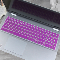 适用戴尔15.6寸键盘膜灵越5590 5593 7501电脑保护垫Vostro 7500|半透紫色买1送1