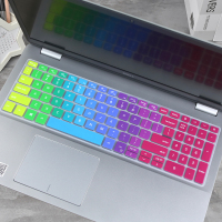 适用戴尔15.6寸键盘膜灵越5590 5593 7501电脑保护垫Vostro 7500|彩虹色买1送1