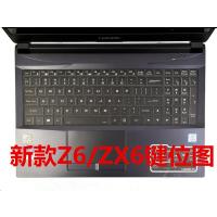 神舟Z7M战神Z7Z6笔记本Z8键盘膜透明全覆盖15.6寸ZX6ZX7ZX8GX8|新款Z6/ZX6【银粒子抗菌】