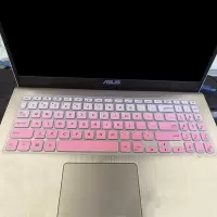 V5000F华硕顽石6代FL8700FL8700FJY5200笔记本键盘保护膜15.6寸电脑贴FL8700|渐变粉()
