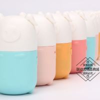 迷你卡通兔子可充电办公室手持小风扇us学生便携随身手拿电风扇