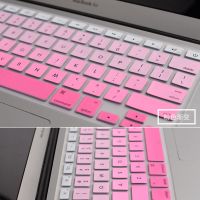 苹果电脑macbook16寸保护膜air13键盘膜pro笔记本11可爱12硅胶15|Air11寸-渐变粉