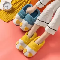 羊骑士2020新款情侣棉拖鞋女可爱室内毛绒家居包跟家用加厚保暖棉鞋男冬