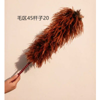 鸡毛掸子纯手工除尘神器汽车家用除灰不掉毛伸缩加厚清洁禅子毯子|65厘米加厚毛区45厘米