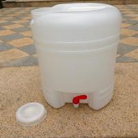 食品级塑料水桶加厚 20l50升装蜂蜜酒酱油醋酵素桶带阀门龙头开关|20升