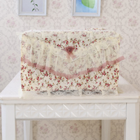 田园布艺碎花电脑套电脑罩子显示屏套液晶防尘罩电脑5件套显|单件(显示屏) 27寸