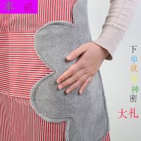 可擦手围裙女家用防水防油无袖围裙厨房罩衣男做饭围腰韩版可调节