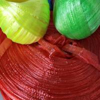 全新料包装绳/打包绳/塑料匹/撕裂带线球塑料绳子捆绑绳|绿色1包40个