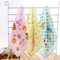 5—10条提花纯棉方巾洗碗抹布清洁口水巾吸水巾百洁布包锅帕|[10条配色装]二层纱布纯棉方巾 26*26Cm