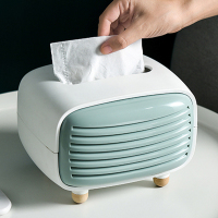 竹炭纸巾盒客厅卧室家用抽纸盒北欧创意简约面纸餐巾纸桌面收纳盒