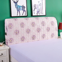 床头罩床头套罩1.5米1.8米床头罩床头套防尘罩皮床床头保护套|霓裳粉色(特价) 床头1.8米高60厘米