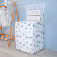 卡通洗衣机罩全自动滚筒洗衣机防水套罩上开通用防晒防尘罩|绿野狐踪翻盖式 洗衣机套