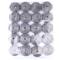 刷锅钢丝清洁球大号不掉渣不生锈魔术擦厨房洗碗套装钢丝球|特大号(约20g) 40个