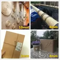 麻绳绳子装饰手工复古彩色麻绳diy绳子吊牌捆绑绳麻绳绳子照片墙|10*10米赠品选一