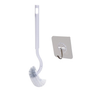 日本马桶刷无死角厕所刷卫生间清洁坐便器刷子软毛刷马桶套装|植毛马桶刷+挂钩国产