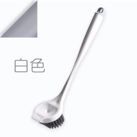 家用厨房去污长柄锅刷不沾油不脏子洗水槽灶台清洁刷刷锅神器|白色