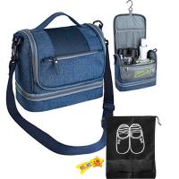 肩带洗漱包大容量洗澡包旅行便携男士洗漱包女防水旅游出差收纳包