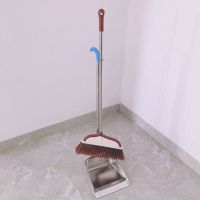 单个畚斗不锈钢簸箕家用垃圾铲扫地加厚灰斗撮子清洁用品铁皮畚箕|焊接款一体方形配扫把