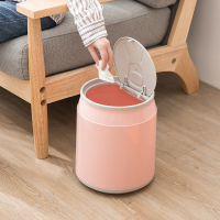 桌面垃圾桶厕所带盖家用卫生间厨房可爱少女卧室个性创意小收纳桶