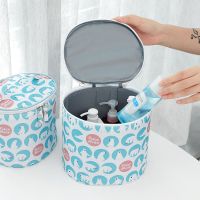 大容量化妆包便携手提ins风韩国学生化妆品收纳旅行简约洗漱包桶